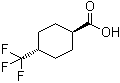 structure of CAS# 133261-33-3, 反式-4-(三氟甲基)环己烷羧酸