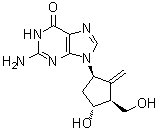 CAS # 1333204-94-6, rel-2-Amino-1,9-dihydro-9-[(1R,3S,4R)-4-hydroxy-3-(hydroxymethyl)-2-methylenecyclopentyl]-6H-purin-6-one