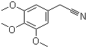 structure of CAS# 13338-63-1, 3,4,5-三甲氧基苯乙腈
