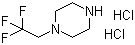 structure of CAS# 13349-91-2, 1-(2,2,2-Trifluoroethyl)piperazine dihydrochloride