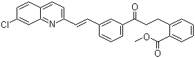 structure of CAS# 133791-17-0, 2-[3-(R)-[3-[2-(7-氯-2-喹啉基)乙烯基]苯基]-3-羰基丙基]苯甲酸甲酯