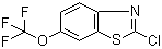 structure of CAS# 133840-96-7, 2-Chloro-6-(trifluoromethoxy)benzothiazole