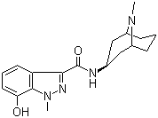 CAS 登录号：133841-15-3, 7-羟基格拉司琼, 7-羟基-1-甲基-N-[(3-内)-9-甲基-9-氮杂双环[3.3.1]壬-3-基]-1H-吲唑-3-甲酰胺