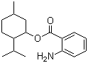 structure of CAS# 134-09-8, Menthyl anthranilate