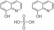 structure of CAS# 134-31-6, 8-羟基喹啉硫酸盐