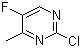 CAS # 134000-96-7, 2-Chloro-5-fluoro-4-methylpyrimidine