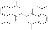 structure of CAS# 134030-22-1, N,N'-二(2,6-二异丙基苯基)乙二胺