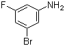 structure of CAS# 134168-97-1, 3-溴-5-氟苯胺