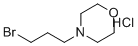 structure of CAS# 134187-43-2, 4-(3-Bromopropyl)morpholine hydrochloride