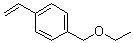 CAS # 13422-21-4, p-Vinylbenzyl ethyl ether