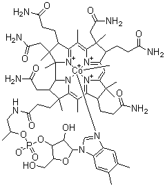 structure of CAS# 13422-55-4, Mecobalamin