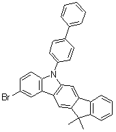 CAS # 1343492-86-3, 5-[1,1'-Biphenyl]-4-yl-2-bromo-5,11-dihydro-11,11-dimethyl-indeno[1,2-b]carbazole