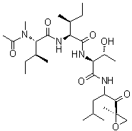 structure of CAS# 134381-21-8, Epoxomicin