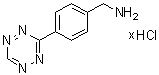 structure of CAS# 1345866-68-3, 4-(1,2,4,5-四嗪-3-基)苯甲胺盐酸盐