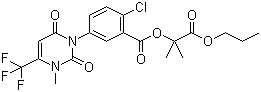 structure of CAS# 134605-64-4, 氟丙嘧草酯