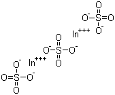 structure of CAS# 13464-82-9, 硫酸铟