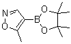 CAS # 1346808-41-0, 5-Methylisoxazole-4-boronic acid pinacol ester, 5-Methyl-4-(4,4,5,5-tetramethyl-1,3,2-dioxaborolan-2-yl)isoxazole