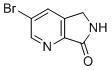 structure of CAS# 1346809-61-7, 3-溴-5H-吡咯并[3,4-b]吡啶-7(6H)-酮