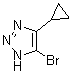 CAS # 1346948-93-3, 5-Bromo-4-cyclopropyl-1H-1,2,3-triazole
