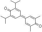 CAS # 134781-54-7, 3,5-Dimethyl-3',5'-diisopropyl-4,4'-diphenoquinone, 4-[3,5-Bis(1-methylethyl)-4-oxo-2,5-cyclohexadien-1-ylidene]-2,6-dimethyl-2,5-cyclohexadien-1-one