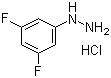 structure of CAS# 134993-88-7, 3,5-Difluorophenylhydrazine hydrochloride