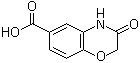 structure of CAS# 134997-87-8, 3-Oxo-3,4-dihydro-2H-benzo[1,4]oxazine-6-carboxylic acid