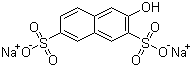 structure of CAS# 135-51-3, Disodium 2-naphthol-3,6-disulfonate