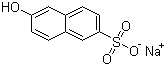 Sodium 6-hydroxynaphthalene-2-sulfonate molecular structure (CAS 135-76-2)