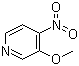 structure of CAS# 13505-07-2, 3-甲氧基-4-硝基吡啶