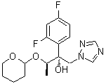 CAS 登录号：135133-23-2, (alphaR)-alpha-(2,4-二氟苯基)-alpha-[(1R)-1-[(四氢-2H-吡喃-2-基)氧基]乙基]-1H-1,2,4-三唑-1-乙醇
