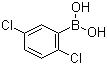 structure of CAS# 135145-90-3, 2,5-二氯苯硼酸