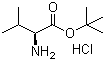 structure of CAS# 13518-40-6, L-缬氨酸叔丁酯盐酸盐
