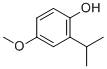 structure of CAS# 13522-86-6, 2-Isopropyl-4-methoxyphenol