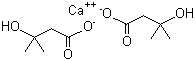 structure of CAS# 135236-72-5, Calcium beta-hydroxy-beta-methylbutyrate