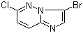 structure of CAS# 13526-66-4, 3-Bromo-6-chloroimidazo[1,2-b]pyridazine