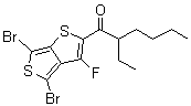 CAS # 1352743-83-9, 1-(4,6-Dibromo-3-fluorothieno[3,4-b]thien-2-yl)-2-ethyl-1-hexanone