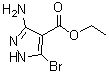CAS # 1352903-61-7, 3-Amino-5-bromo-1H-pyrazole-4-carboxylic acid ethyl ester