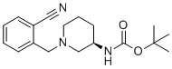 CAS # 1353254-15-5, Alogliptin Impurity 9, tert-Butyl (R)-(1-(2-cyanobenzyl)piperidin-3-yl)carbamate