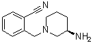 CAS 登录号：1353254-17-7, 2-[[(3R)-3-氨基-1-哌啶基]甲基]苯甲腈