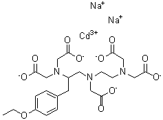 structure of CAS# 135326-22-6, 钆塞酸二钠