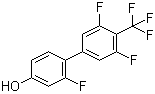 structure of CAS# 1353578-66-1, 2,3',5'-三氟-4'-(三氟甲基)-[1,1'-联苯]-4-酚