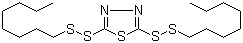 CAS 登录号：13539-13-4, 2,5-双(辛基二硫代)噻二唑, 2,5-双(辛基二硫代)-1,3,4-噻二唑