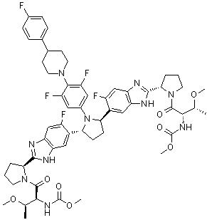 structure of CAS# 1353900-92-1, 哌仑他韦