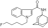 structure of CAS# 1354631-26-7, 1-(5-Fluoropentyl)-N-tricyclo[3.3.1.1(3,7)]dec-1-yl-1H-indole-3-carboxamide