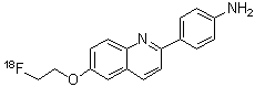 CAS # 1354653-91-0, 4-[6-[2-(Fluoro-<sup>18</sup>F)ethoxy]-2-quinolinyl]benzenamine