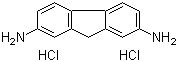 structure of CAS# 13548-69-1, 2,7-二氨基芴二盐酸盐