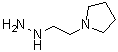 1-(2-Hydrazinoethyl)pyrrolidine molecular structure (CAS 13562-40-8)
