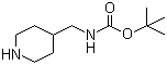 CAS # 135632-53-0, 4-(Boc-Aminomethyl)piperidine, tert-Butyl N-(4-piperidylmethyl)carbamate