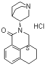 structure of CAS# 135729-76-9, [R-(R*,S*)]-2-(1-氮杂双环[2.2.2]辛-3-基)-2,3,3a,4,5,6-六氢-1H-苯并[de]异喹啉-1-酮单盐酸盐