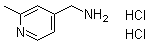 structure of CAS# 1357353-58-2, 2-甲基-4-吡啶甲胺二盐酸盐